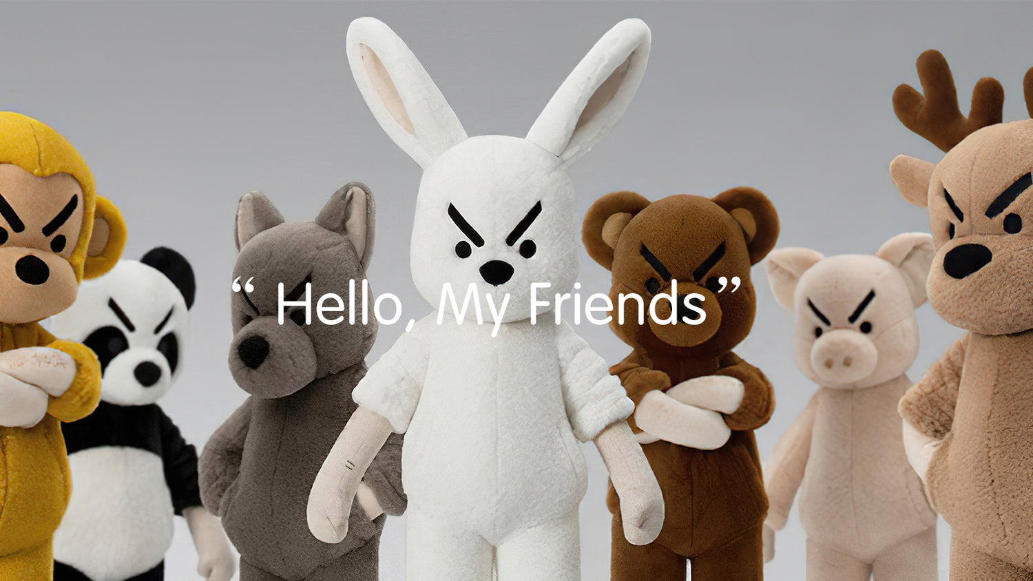 Courpal fearless bunny | plushies for Kids