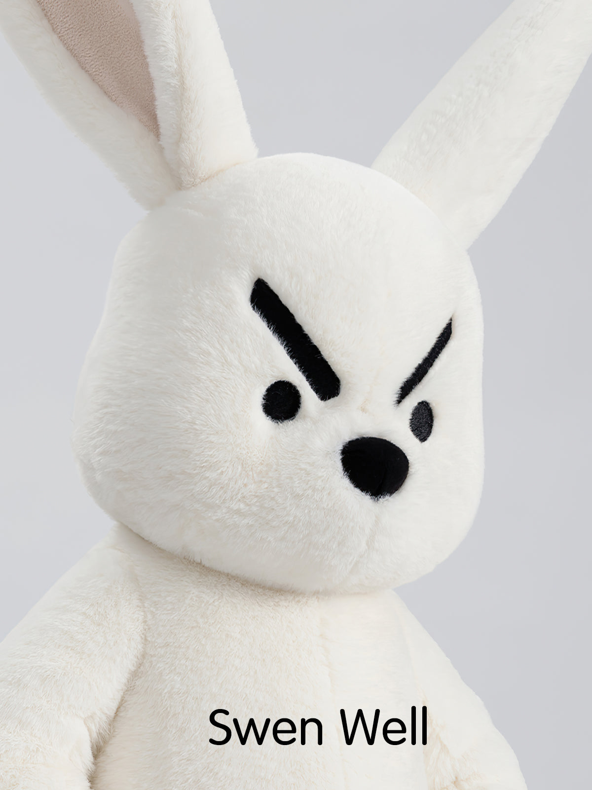courpal fearless bunny plush angry rabbit stuffed animals 